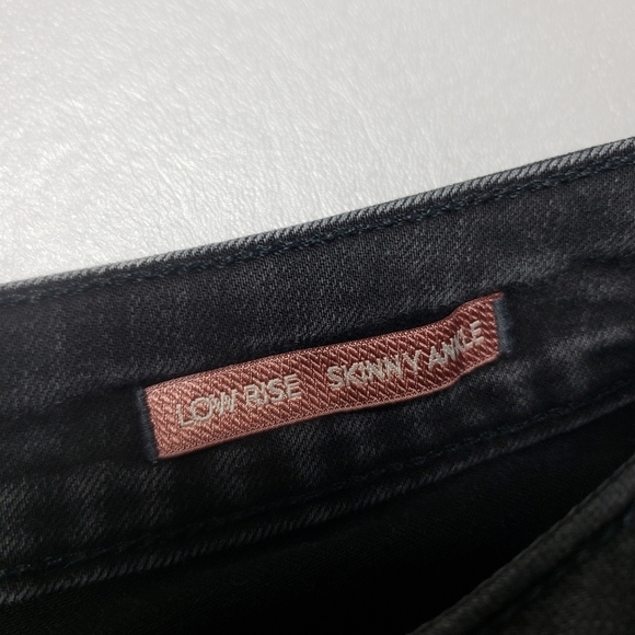 Jag jeans low rise skinny ankle ripped distressed denim jeans women's size 14 - Picture 8 of 13